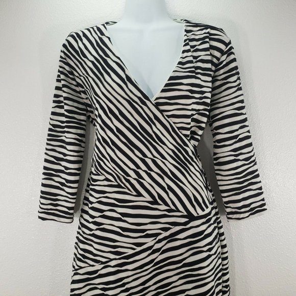 Chicos Womens‎ Sheath Dress Black & White Size 1 Te - Picture 4 of 8